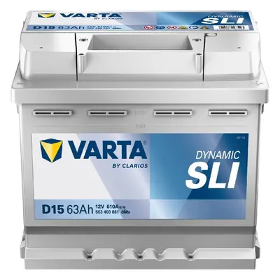 VARTA D15 Silver Dynamic 12V 63Ah 610A Autobatterie 563 400 061