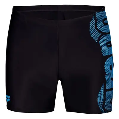Arena Feel Graphic Swim Mid Jammer Badehose schwarz blau - 95