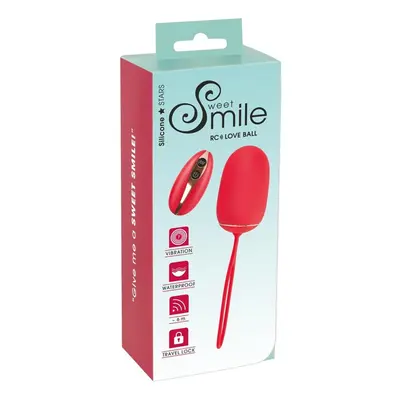Sweet Smile - RC Love Ball Vibrokugel mit Fernbedienung 1 St rot