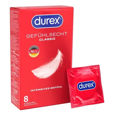 Durex® Gefühlsecht Classic Kondome 8 St transparent