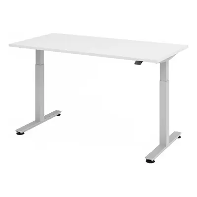 XMST 16 S | Schreibtisch - Weiß 160 x 80 elektrisch höhenverstellbar