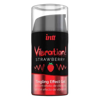Intt Powerful Intimate Stimulant Liquid Vibrating Gel Strawberry 15 Ml