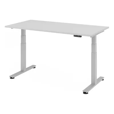 XDSM 16 S | Schreibtisch - Grau 160 x 80 elektrisch höhenverstellbar