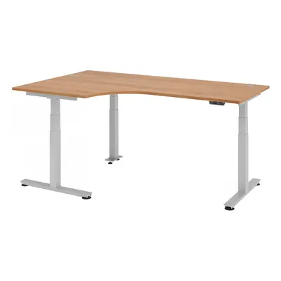 XDSM 82 S | Schreibtisch - 200 x 120 Nussbaum elektrisch höhenverstellbar