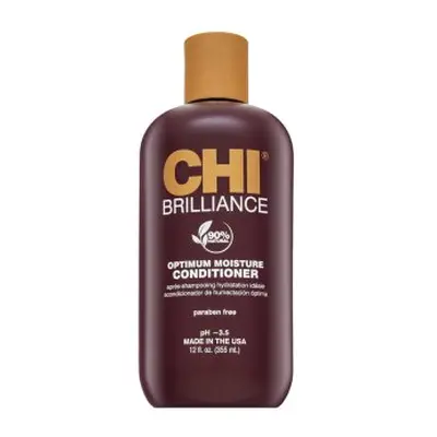 CHI Deep Brilliance Olive & Monoi Optimum Moisture Conditioner Conditioner zur Hydratisierung der Haare 355 ml