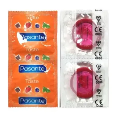 Pasante Condoms Flavor Strawberry Bag 144 Units