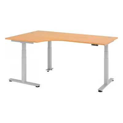 XDSM 82 S | Schreibtisch - Buche 200 x 120 elektrisch höhenverstellbar