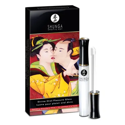 Shunga - Divine Oral Pleasure Gloss Sparkling Strawberry Wine 10 ml