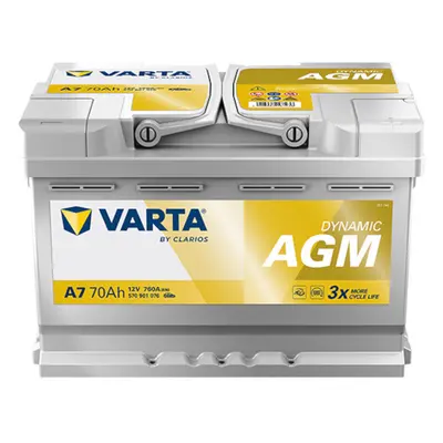 VARTA E39 (A7) Silver Dynamic AGM xEV 570 901 076 Autobatterie 70Ah