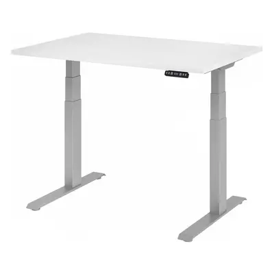 XDKB 12 S | Schreibtisch - Weiß 120 x 80 elektrisch höhenverstellbar