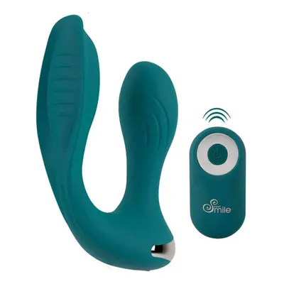 Sweet Smile - RC Hands-Free Doppelvibrator Fernbedinung Vibrator 1 St blau