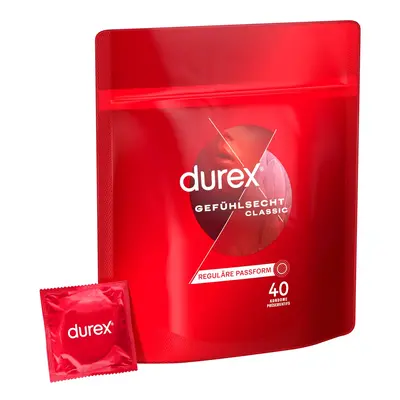 Durex® Gefühlsecht Classic Kondome 40 St transparent