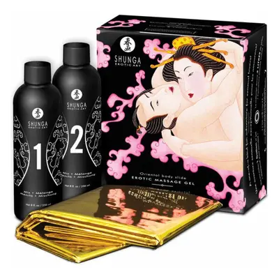 Shunga - Oriental Body-to-Body Massage Gel Strawberry & Champagne 500 ml