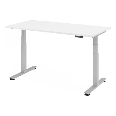 XDSM 16 S | Schreibtisch - Weiß 160 x 80 elektrisch höhenverstellbar