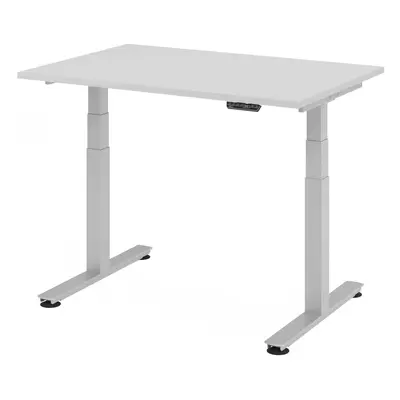 XDSM 12 S | Schreibtisch - Grau 120 x 80 elektrisch höhenverstellbar