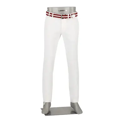 Alberto Golf Herren Hosen weiß Mikrofaser
