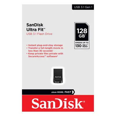 SanDisk USB 3.1 Stick 128GB, Ultra Fit