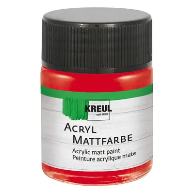 KREUL Acryl Mattfarbe, 50 ml - Dunkelrot