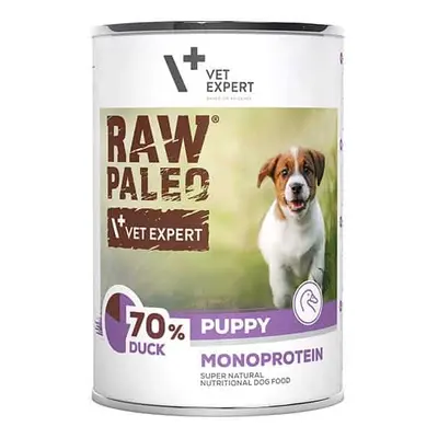 Hundenassfutter – Raw Paleo Puppy Ente