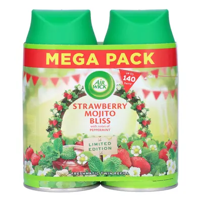Air Wick Freshmatic Twin Refill Strawberry Mojito Bliss 250 ml 2 stk.