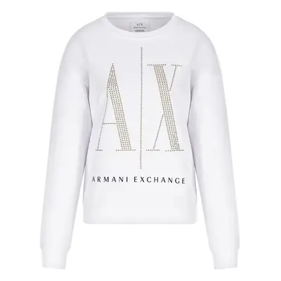 Armani Exchange Woman Sweatshirt White Str. L