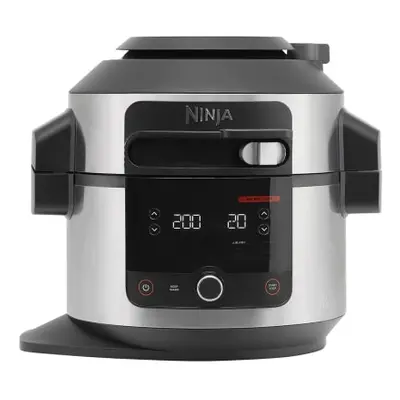 Ninja Multikocher 6 Liter 11 Garfunktionen Schnellkoch-Modus Heißluft-Frittier-Modus Einfache Bedienung & Reinigung edelstahl OL