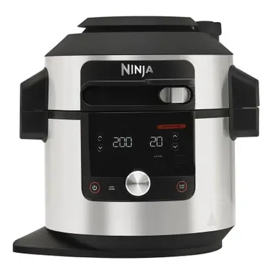 Ninja Multikocher 7 5 Liter 12 Garfunktionen Smart Lid edelstahl OL650EU