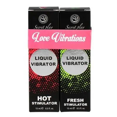 Secret Play Love Vibrations Liquid Vibrator NATUREL 15