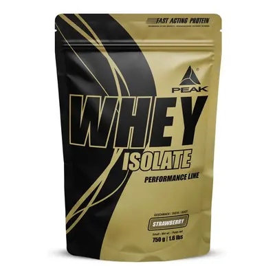 Peak Whey Protein Isolat - Geschmack Strawberry Pulver 0,75 kg