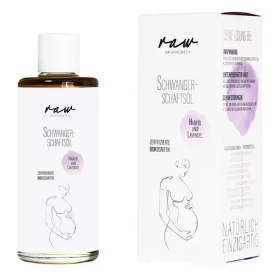 Raw Naturkosmetik Bio Schwangerschaftsöl Lavendel Hautöl 150 ml