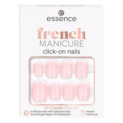 Essence - Click-on French Manicure Kunstnägel 12 Pc