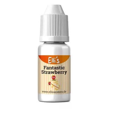 Elli´s Fantastic Strawberry Lebensmittelaroma Tropfen 10 ml