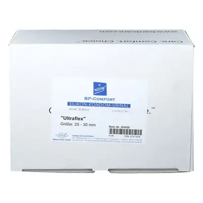 Frank® Ultraflex Comfort Silikon-Urinal-Kondom 25 mm Katheter 30 St