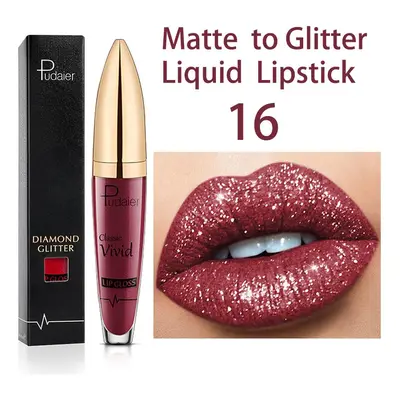 18 Farben glänzender Lipgloss für Frauen, langanhaltend, matt, glitzernd, flüssiger Lippenstift, diamantglänzender Lipgloss, was