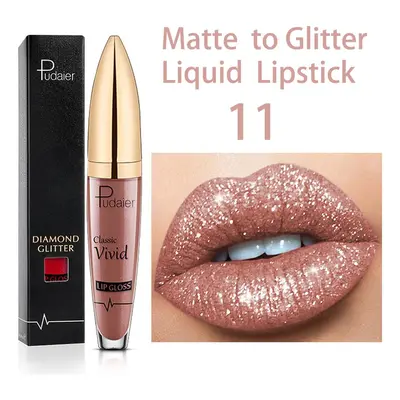18 Farben glänzender Lipgloss für Frauen, langanhaltend, matt, glitzernd, flüssiger Lippenstift, diamantglänzender Lipgloss, was
