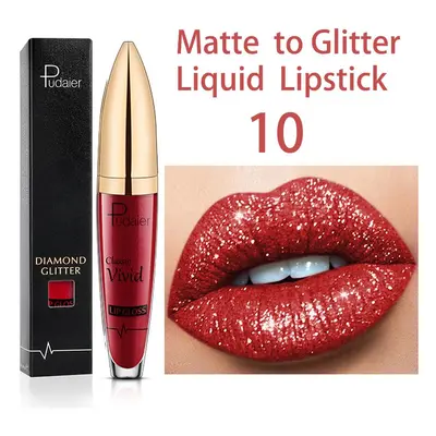 18 Farben glänzender Lipgloss für Frauen, langanhaltend, matt, glitzernd, flüssiger Lippenstift, diamantglänzender Lipgloss, was