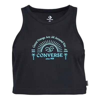 Converse GOOD VIBES Damen Tanktop, schwarz