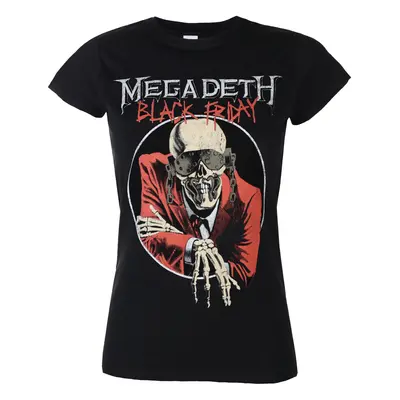 Damen T-Shirt Megadeth - Black Friday - ROCK OFF XL