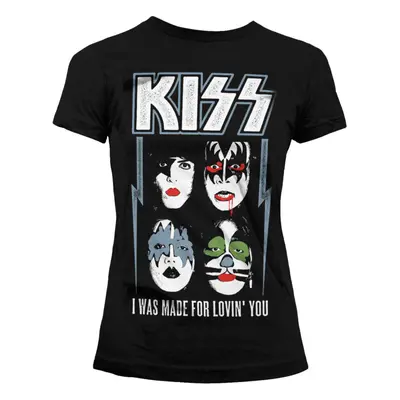 Dmen T-Shirt Metal Kiss - I Was Made For Lovin' You - HYBRIS XXL