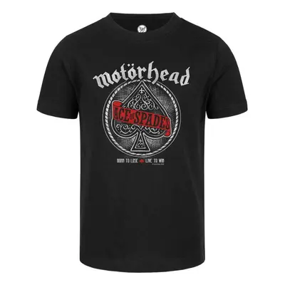 Kinder T-Shirt Motörhead - Red Banner - Black - METAL-KIDS 140