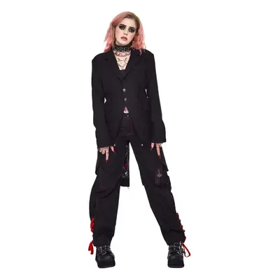 Unisex Mantel (Jacke) JAWBREAKER - Raw Edge - schwarz XS