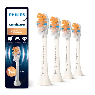 Philips Sonicare Premium All-in-One HX9094/87 Ersatzkopf für Zahnbürste White 4 St.