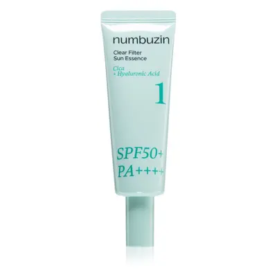 Numbuzin No. 1 Clear Filter Sun Essence aufhellende Essenz mit beruhigender Wirkung SPF 50+ 50 ml
