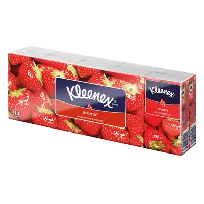 Kleenex Aroma Papiertaschentücher Strawberry 10x10 St.