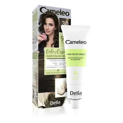 Delia Cosmetics Cameleo Color Essence Haarfarbe in der Tube Farbton 3.0 Dark Brown 75 g