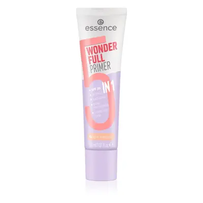 essence WONDER FULL tönender Primer unter das Make-up 5 in 1 Farbton 10 Light Medium 30 ml