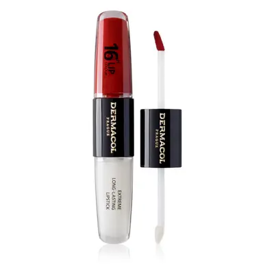 Dermacol 16H Lip Colour langlebiger, glänzender Lippenstift Farbton 20 Secret Lovespell 2x4 ml