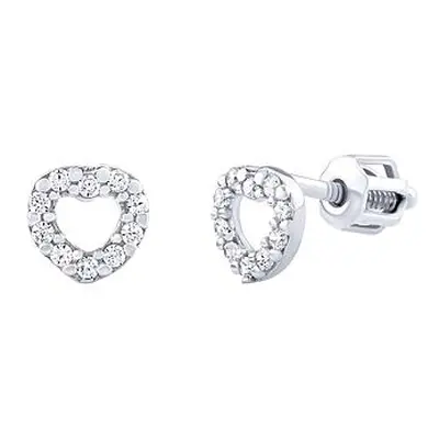 Ohrstecker aus Silber 925 Valentina mit klaren Brilliance Zirconia Damen- und Kinderohrringe