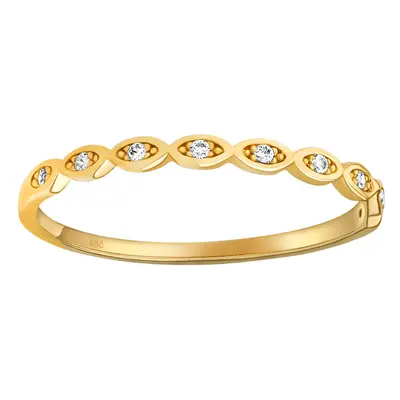 Goldring Celestia aus Gelbgold 585 mit Brilliance Zirconia ringgröße 56