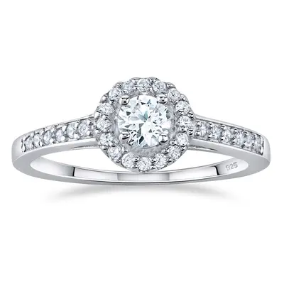 Silberring AMELIA mit Brilliance Zirconia ringgröße 61